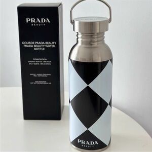 PRADA Beauty Black & White Water Bottle